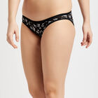 Cotton Printed Panty, Black, small image number null