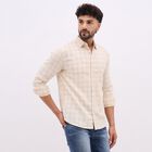 Men's 100% Cotton Casual Shirt, गहरा पीला, small image number null