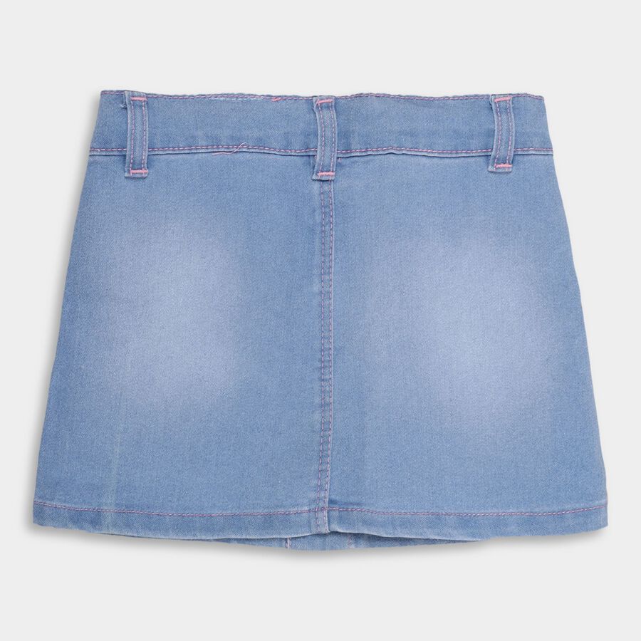Girls' Skirt , Light Blue, large image number null