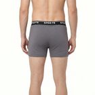 Men's Black Regular Fit Solid Trunks, काला, small