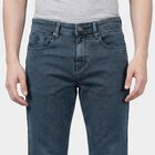 Men's Light Grey Slim Fit Stretchable Jeans, Light Grey, small