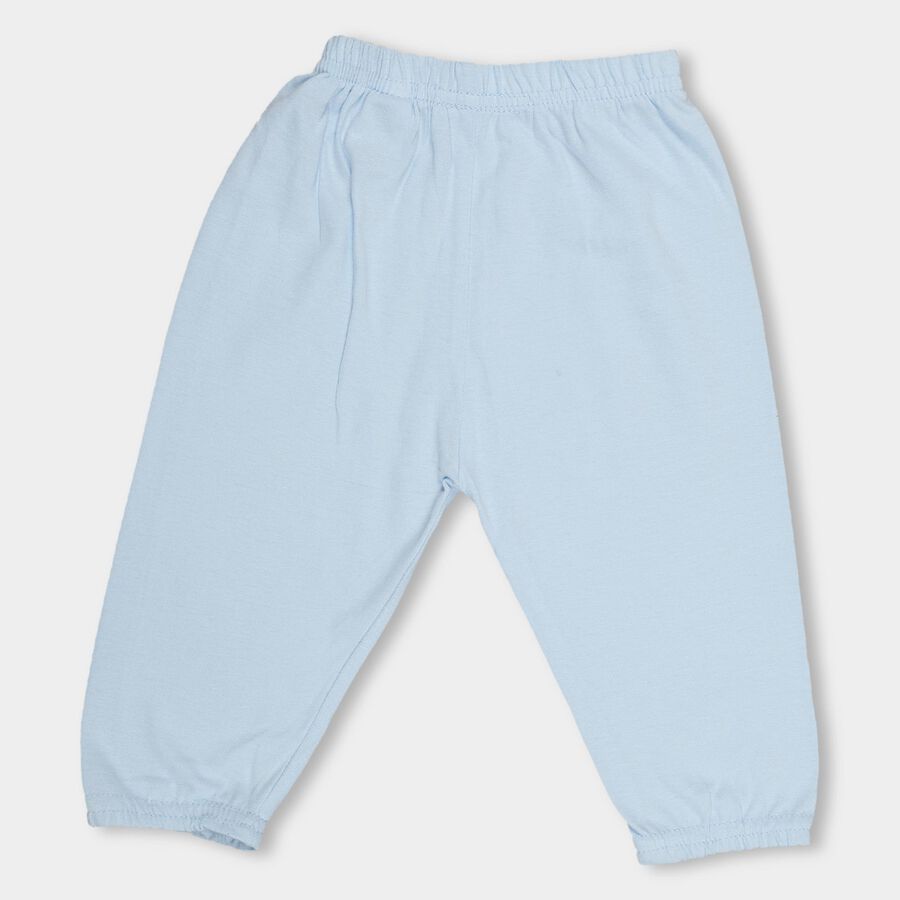Unisex Light Blue Regular Fit Elasticated Pyjama, Light Blue, large image number null