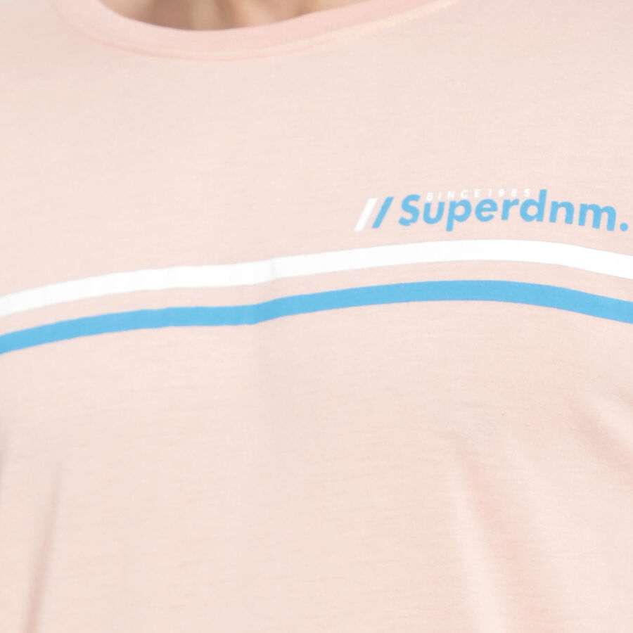 Round Neck T-Shirt, Peach, large image number null