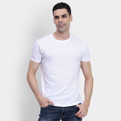 Men's Round Neck Half Sleeves T-Shirt