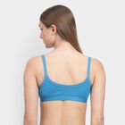 Ladies' 100% Cotton Bra , Dark Blue, small image number null