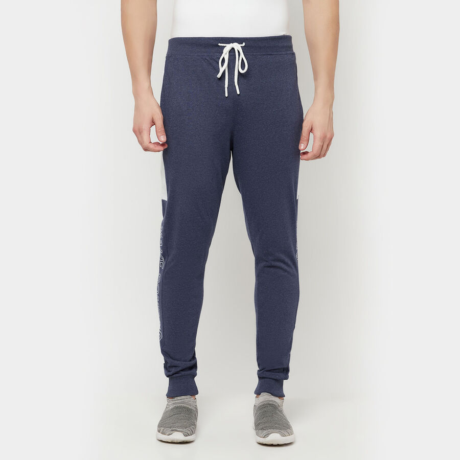 Solid Track Pants, Mid Blue, large image number null