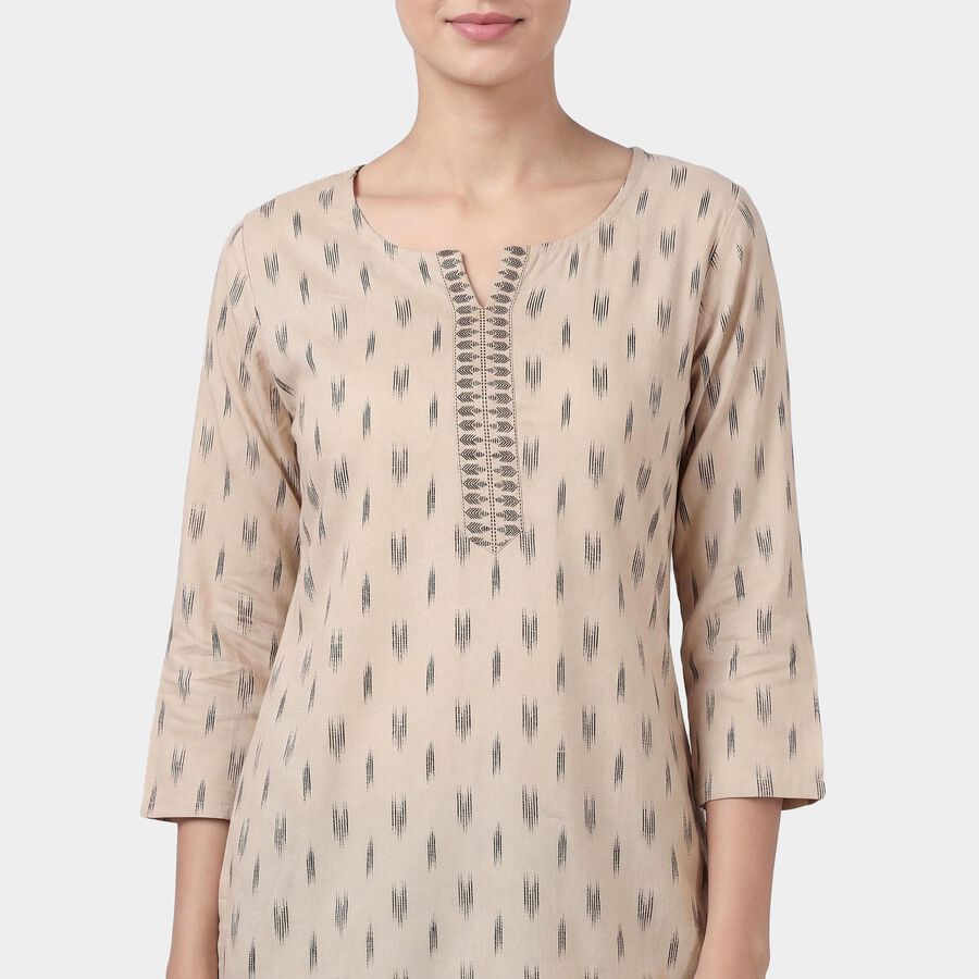Ladies' Kurti, गहरा पीला, large