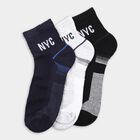 Men's Socks (Pack of 3), काला, small image number null