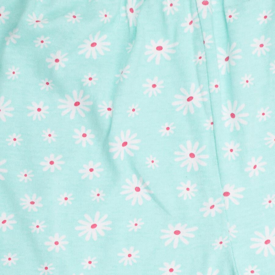 Girls' Pyjama, हल्का हरा, large image number null