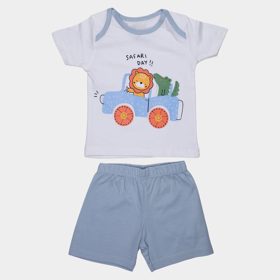 Infants' Baba Suit, Light Blue, large