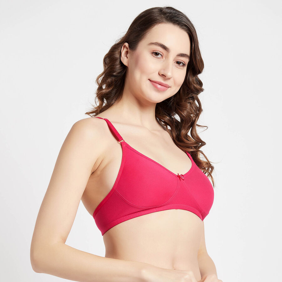 Solid Bra, Fuchsia, large image number null