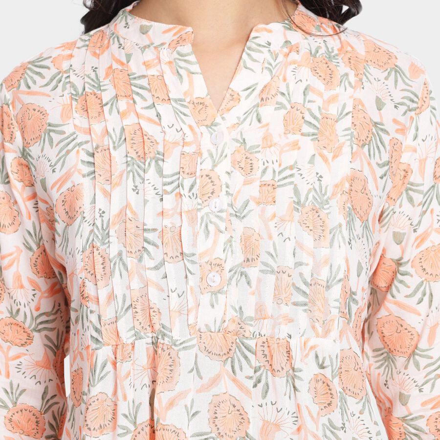 Ladies' Kurta, पीच, large image number null