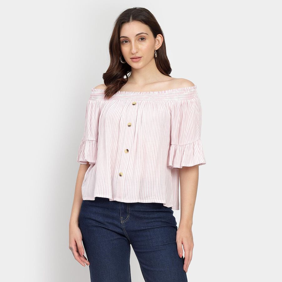Ladies' Top, हल्का गुलाबी, large image number null
