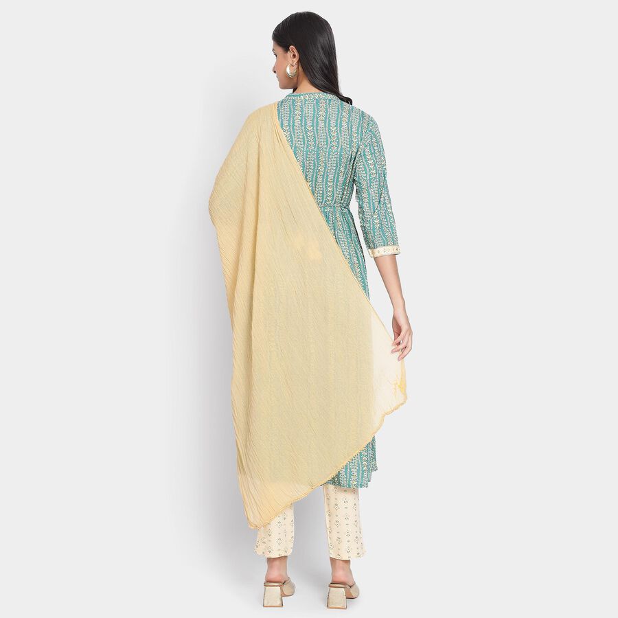 Ladies' Dupatta, Khaki, large image number null