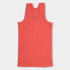Boys' 100% Cotton Vest, Coral, small image number null