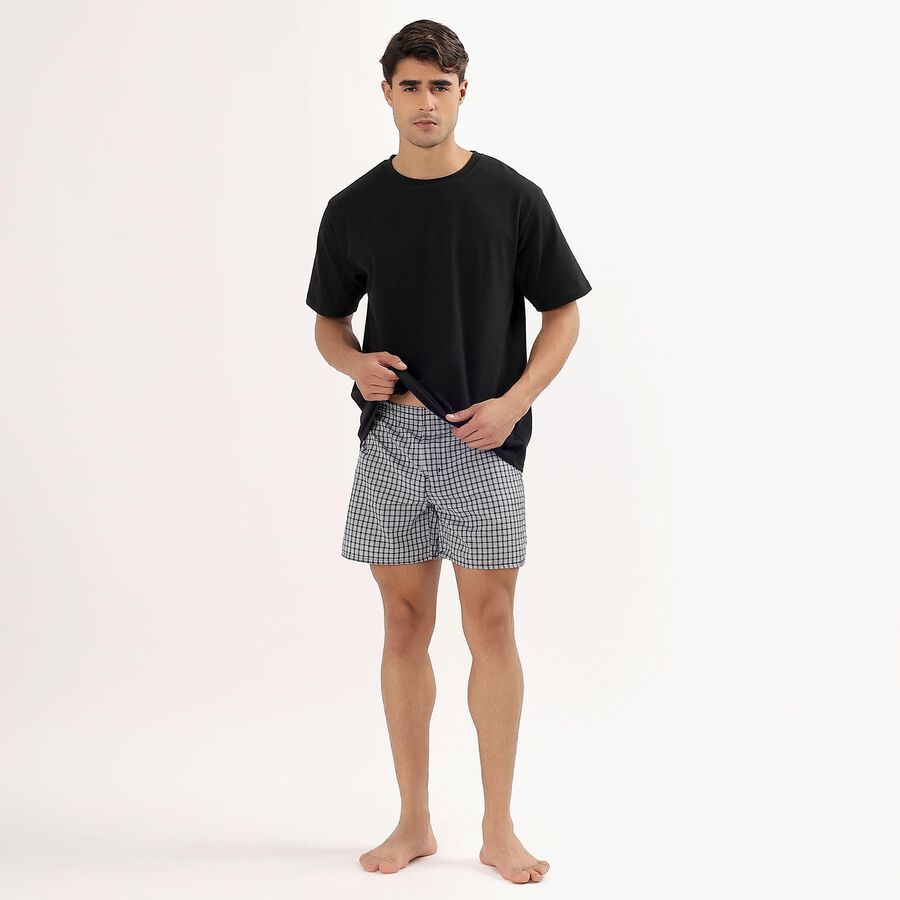 Men's Boxers, नेवी ब्लू, large image number null