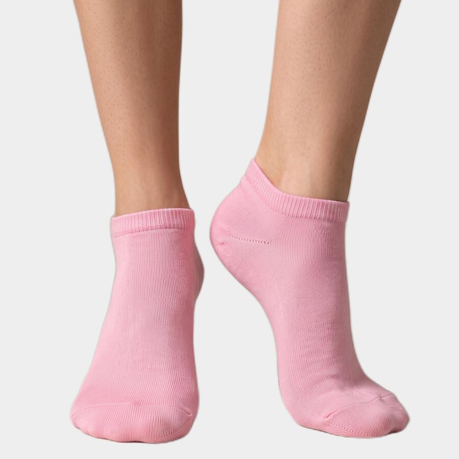 Women's Assorted Regular Fit Ankle Graphic Pack of 3 Socks, चुनिंदा, large