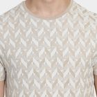 Men's Round Neck Half Sleeves T-Shirt , गहरा पीला, small image number null