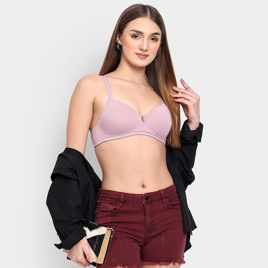 Ladies' Bra , Light Pink, large image number null