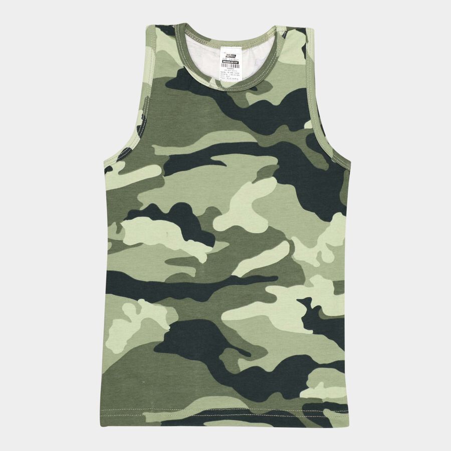 Boys All Over Print T-Shirt, Olive, large image number null