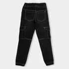 Boys' Jogger Jeans , काला, small image number null