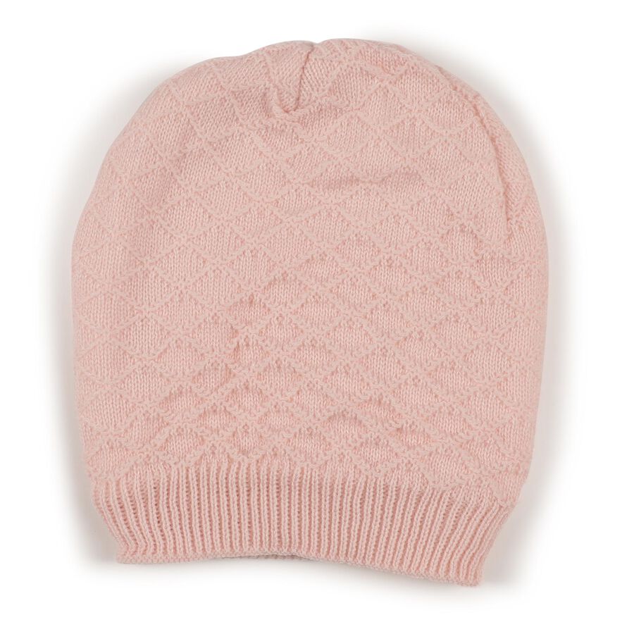 Girls' Winter Cap, Light Pink, large image number null