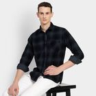 Men's 100% Cotton Casual Shirt, Mid Blue, small image number null