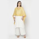 Solid Crinkled Dupatta, Beige, small image number null