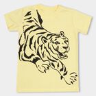Boys' Half Sleeves T-Shirt , पीला, small image number null