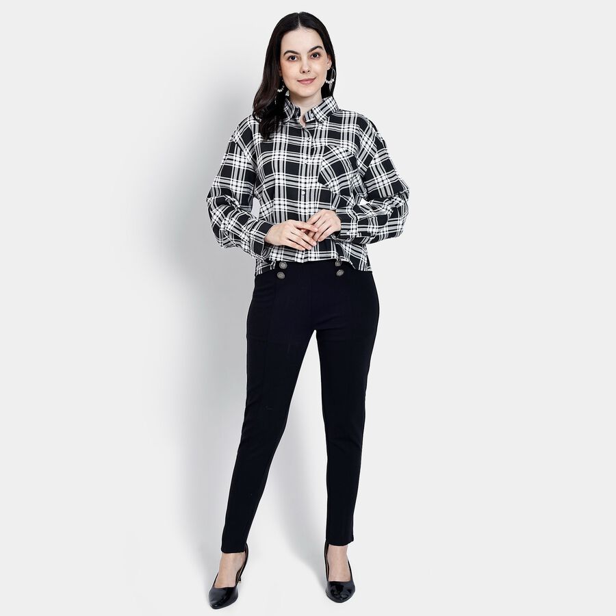 Ladies' Trousers, Black, large image number null