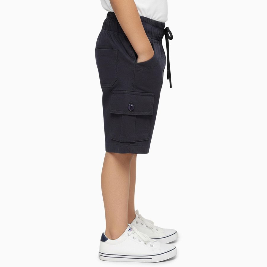 Boys' Bermuda, Dark Grey, large image number null