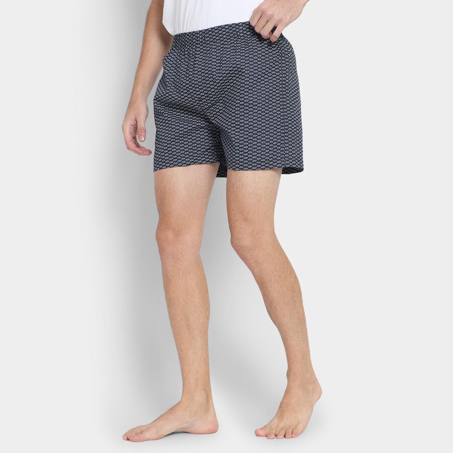 Men's 100% Cotton Boxers , नेवी ब्लू, large image number null