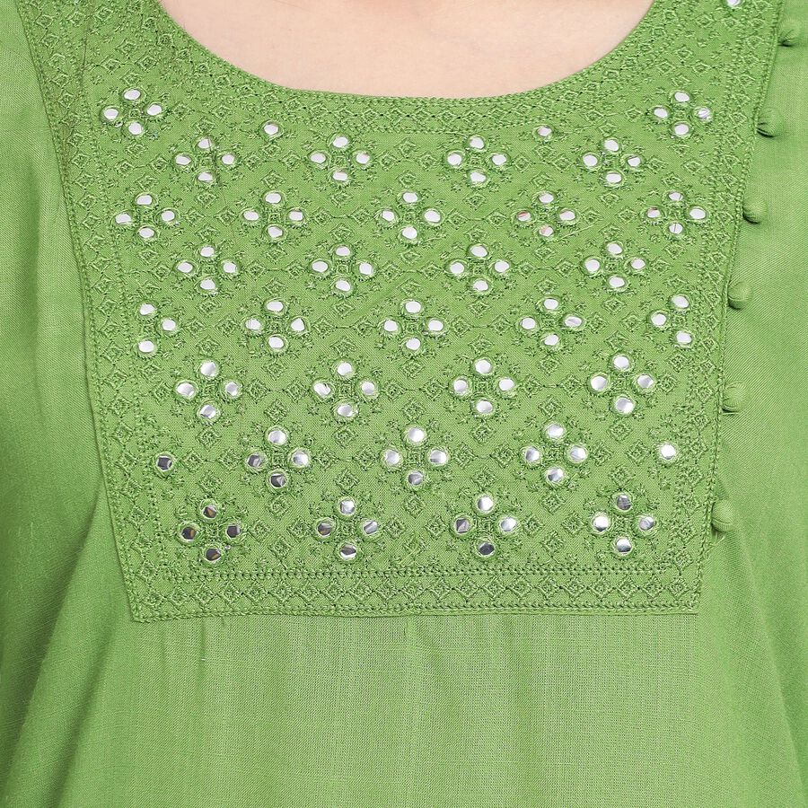 Ladies' Kurta, Olive, large image number null