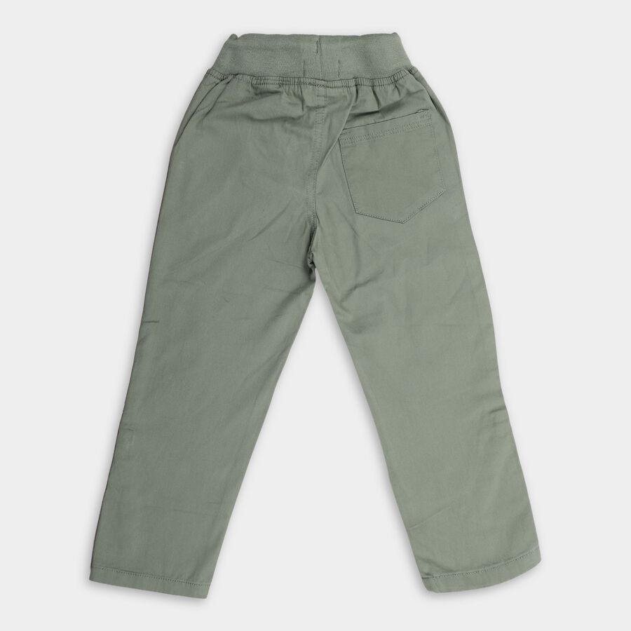 Boy's Cotton Trousers , Light Green, large image number null