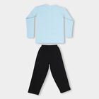 Boys' Light Blue Round Neck Graphic Baba Suit, हल्का नीला, small image number null