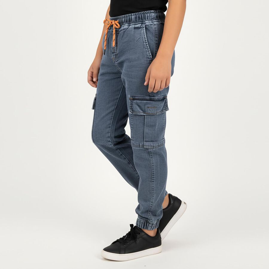 Boys' Jeans, मध्यम नीला, large image number null