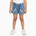 Girls' Shorts, हल्का नीला, small image number null