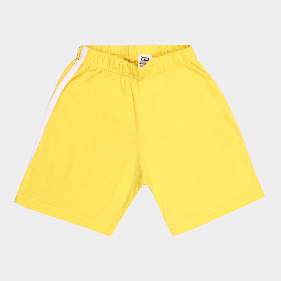 Boys Solid Bermuda, Yellow, large image number null
