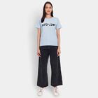 Ladies' Round Neck T-Shirt, हल्का नीला, small image number null
