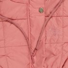 Girls Light Pink Hooded Casual Jacket, हल्का गुलाबी, small image number null