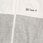 Boys' Black and Grey Long Sleeve Colorblock Baba Suit, मिश्रित हल्का ग्रे, small image number null