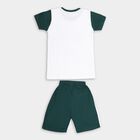 Boys' 100% Cotton Knit Baba Suit, Dark Green, small image number null