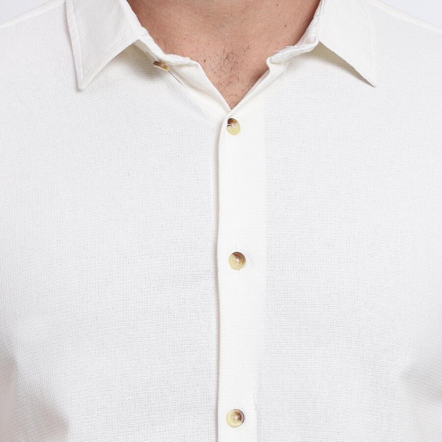 Men's Casual Shirt , Off White, large image number null