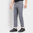 Men's Slim Fit Jeans , हल्का ग्रे, small
