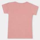 Girls' 100% Cotton T-Shirt, Light Pink, small