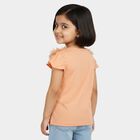 Girls' T-Shirt, Peach, small