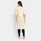 Ladies' 100% Cotton Kurta, Beige, small image number null