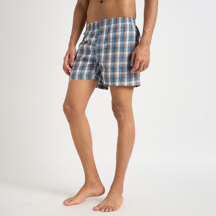 Men's Boxers, Light Blue, large image number null