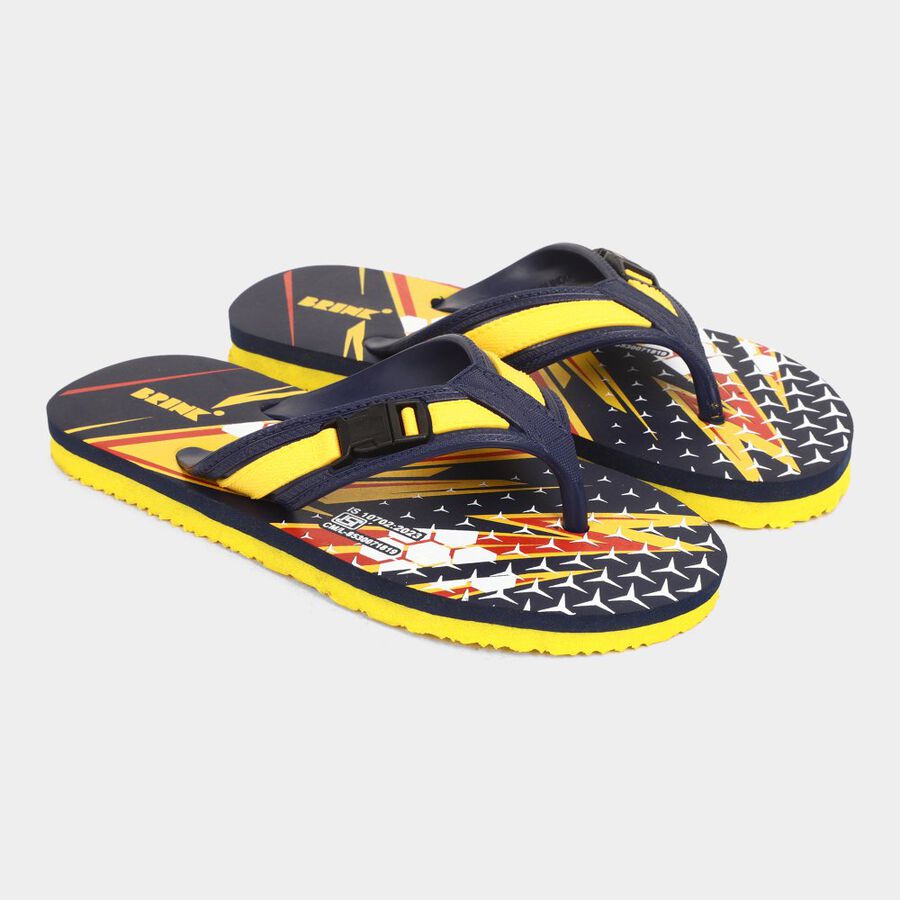 Kids Printed Slippers, नेवी ब्लू, large image number null