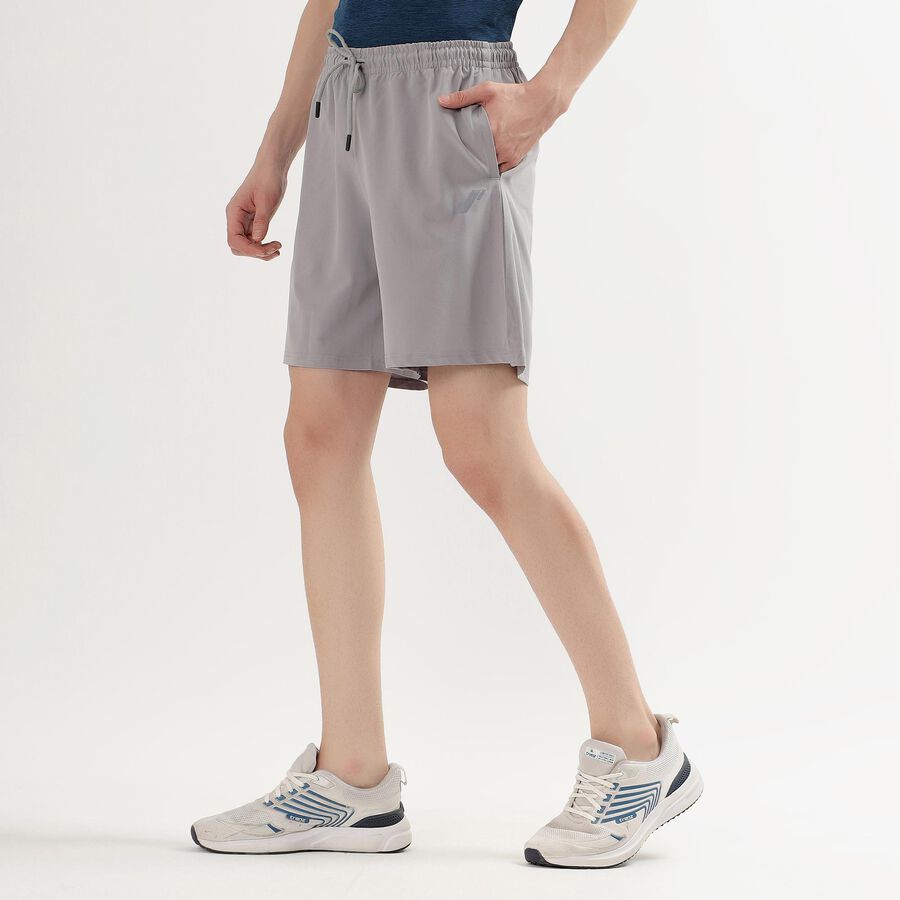 Men's Light Gray Regular Fit Active Bermuda Shorts, Light Grey, large image number null